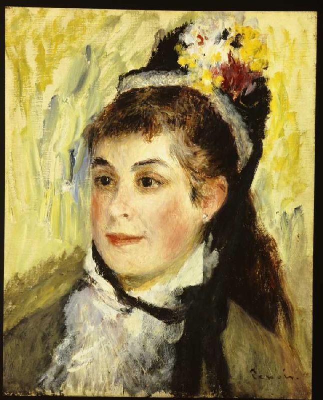 Portrait of the madam Edmond Renoir from Pierre-Auguste Renoir