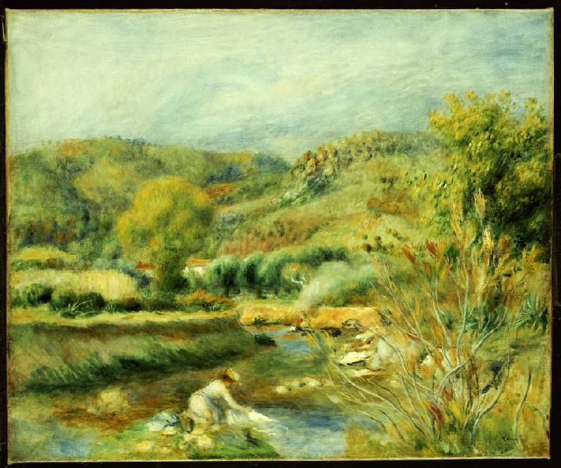 Die Wäscherin (La Laveuse) from Pierre-Auguste Renoir