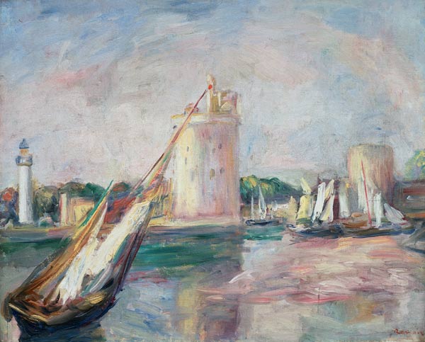 Renoir /Entree du port La Rochelle /1890 from Pierre-Auguste Renoir