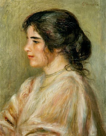 Profile of Gabrielle from Pierre-Auguste Renoir