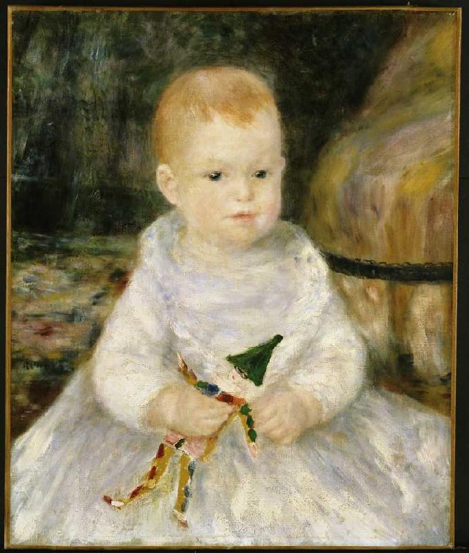 Kind mit einem Clown. from Pierre-Auguste Renoir