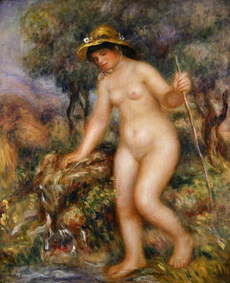La Source or Gabrielle Nue (oil on canvas) from Pierre-Auguste Renoir