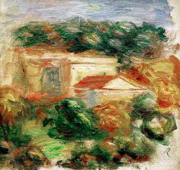 P.-A.Renoir, Landschaft am Mittelmeer from Pierre-Auguste Renoir