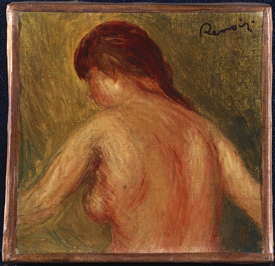 Nude Female Torso, from the Back from Pierre-Auguste Renoir