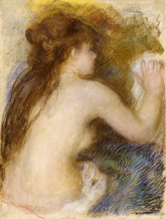 Nude Back Of A Woman from Pierre-Auguste Renoir