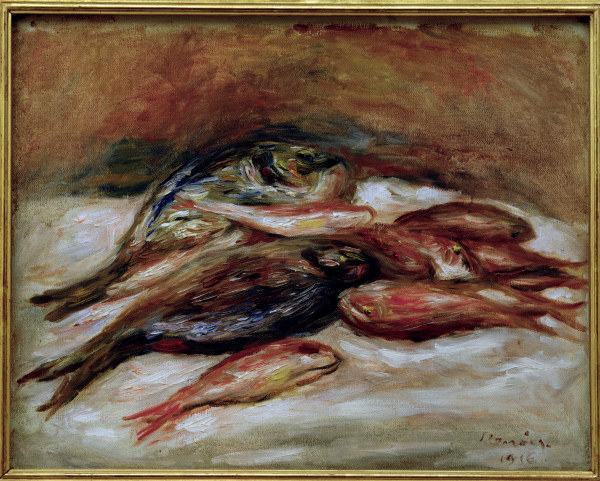 P.-A.Renoir, Stilleben mit Fischen from Pierre-Auguste Renoir