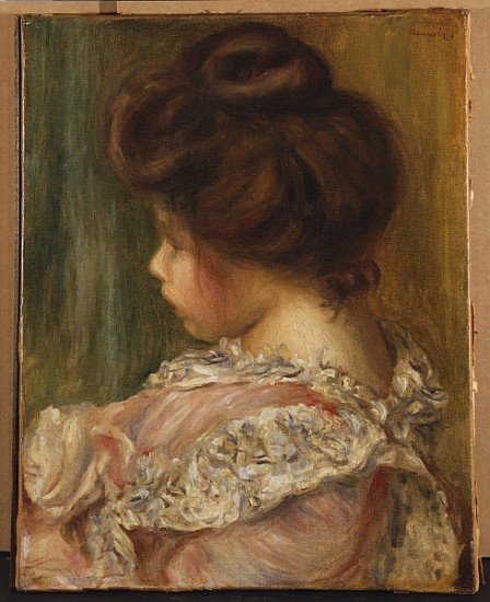 Portrait of a young girl from Pierre-Auguste Renoir