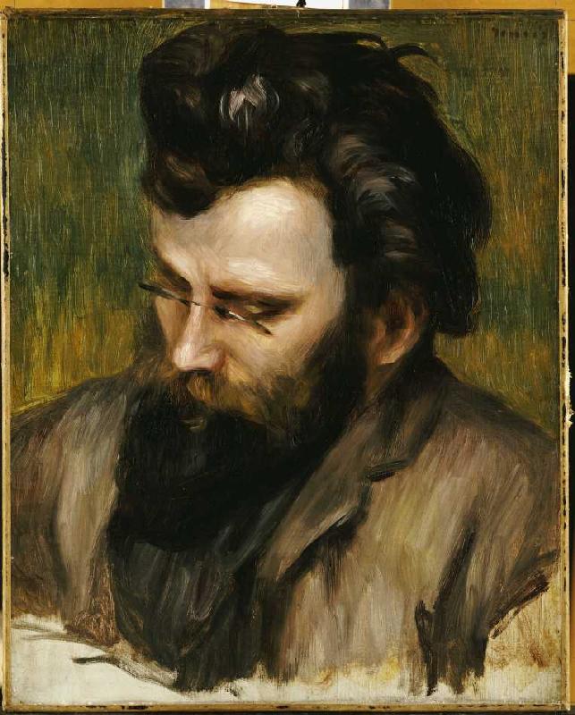 Portrait von Claude Terrasse. from Pierre-Auguste Renoir
