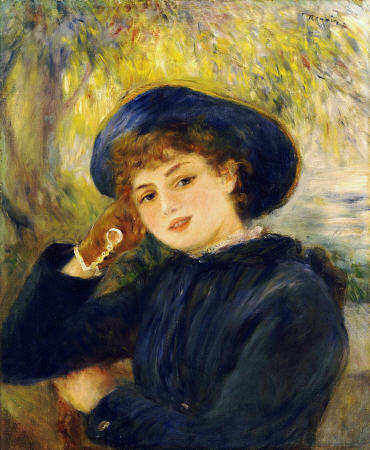 Portrait Of Madamoiselle Demarsy from Pierre-Auguste Renoir