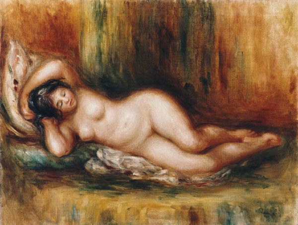Reclining bather from Pierre-Auguste Renoir