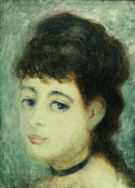 Renoir/Portrait of a young woman/c.1875 from Pierre-Auguste Renoir