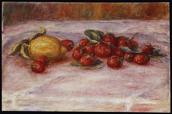 Strawberries and Lemons from Pierre-Auguste Renoir