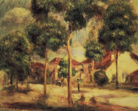 The Sunny Road from Pierre-Auguste Renoir
