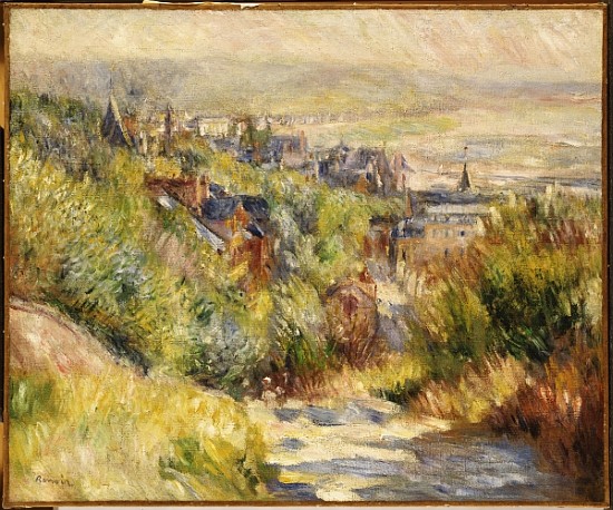The Heights of Trouville from Pierre-Auguste Renoir