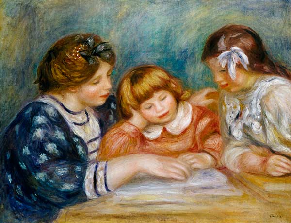 The Lesson from Pierre-Auguste Renoir