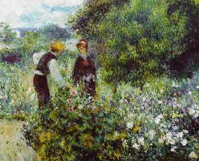 Renoir / Picking flowers / 1875