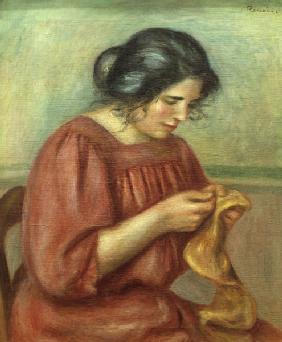 Renoir / Gabrielle sewing / 1908