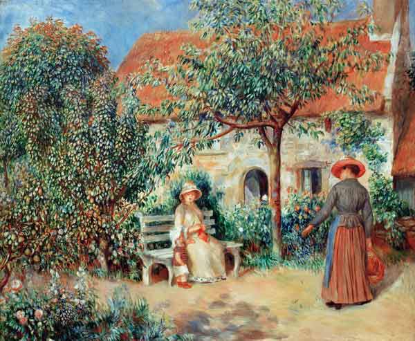 Renoir / Scene du jardin / c.1886