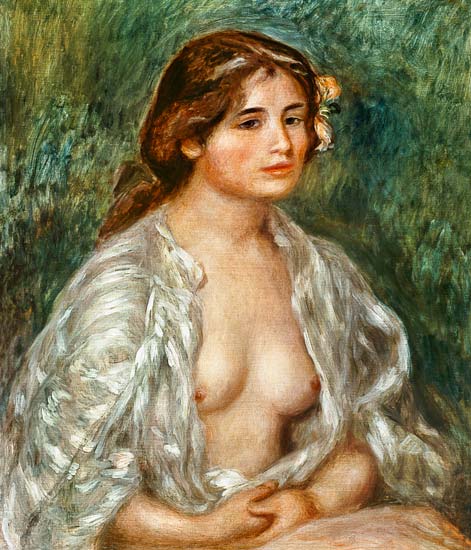 Woman Semi-Nude from Pierre-Auguste Renoir