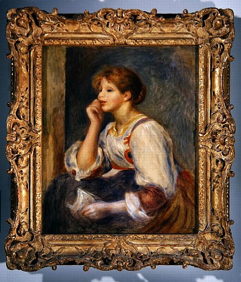 Woman with a letter, c.1890 from Pierre-Auguste Renoir