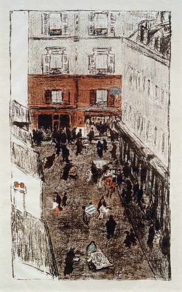 Coin de rue, vue d’en haut from Pierre Bonnard