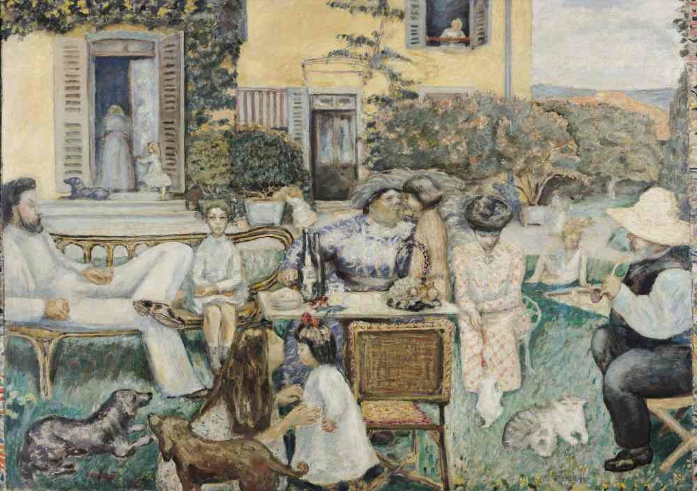 The Bourgeois Afternoon, or The Terrasse Family from Pierre Bonnard