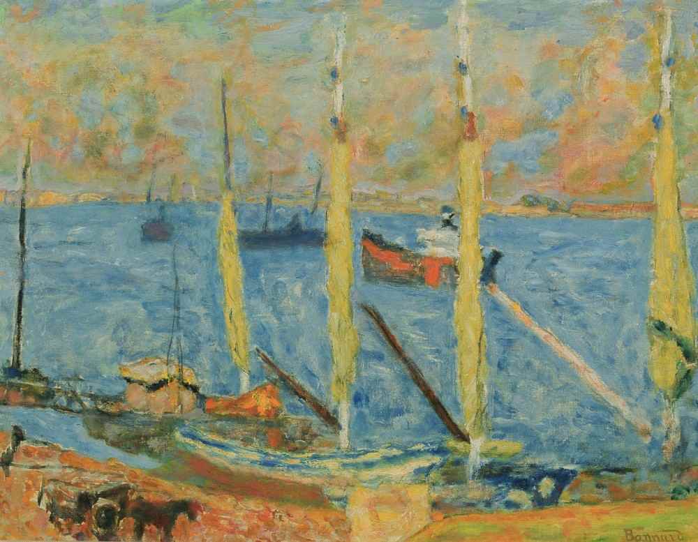 The Port of St. Tropez from Pierre Bonnard