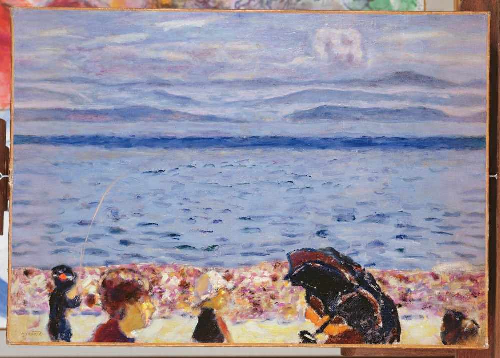 The Beach, Blue Sea from Pierre Bonnard
