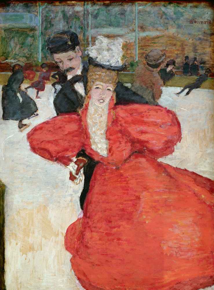 The Ice Rink or The Skaters from Pierre Bonnard
