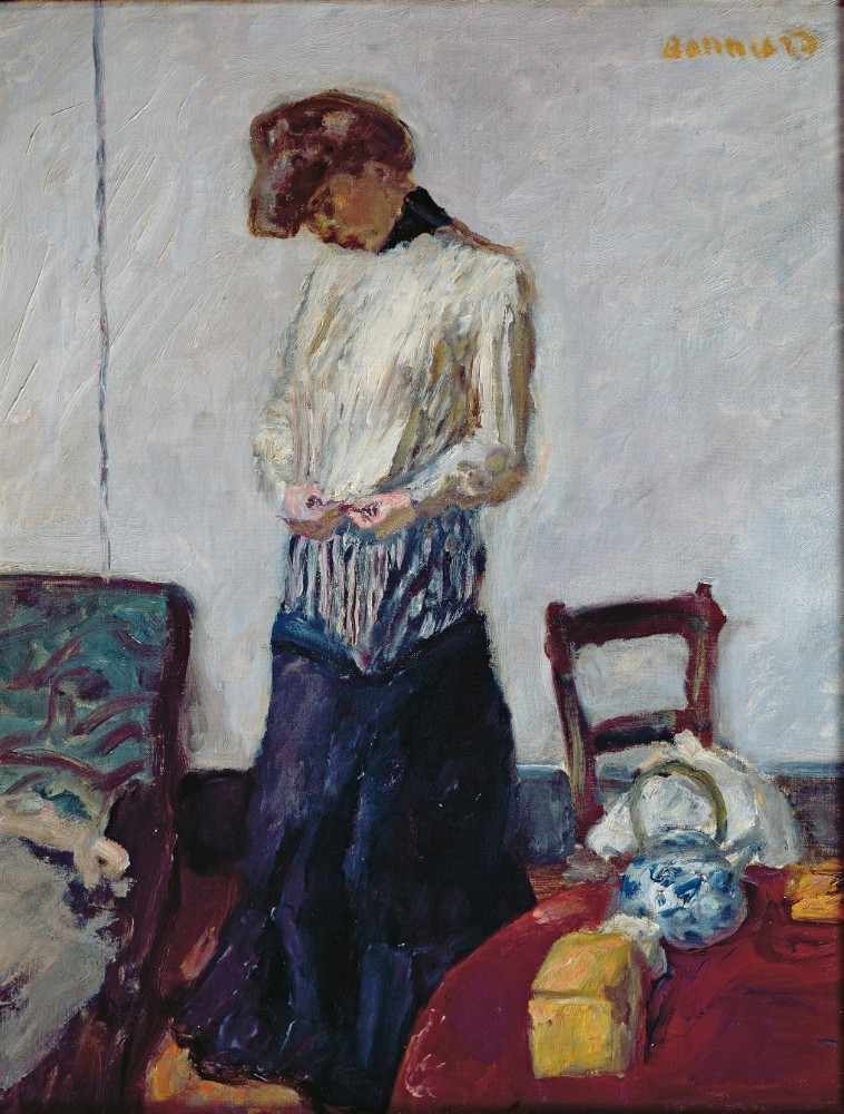 A Woman Undressing from Pierre Bonnard