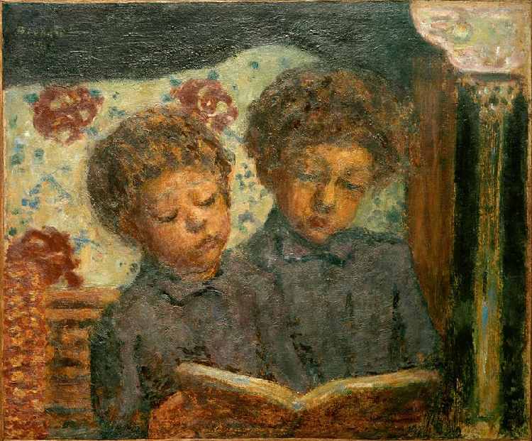 Enfants lisant (Charles et Jean Terrasse from Pierre Bonnard
