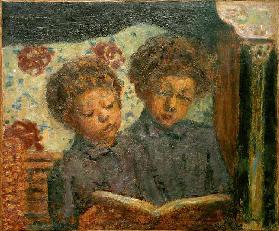 Enfants lisant (Charles et Jean Terrasse