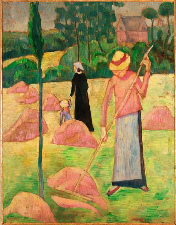 Woman with rake from Pierre Bonnard