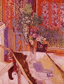 Interior with bouquet of flowers from Pierre Bonnard