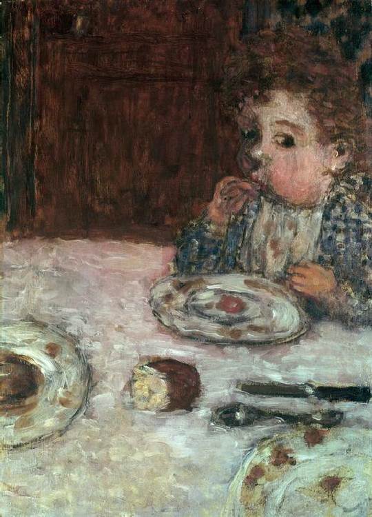 Child at Breakfast from Pierre Bonnard