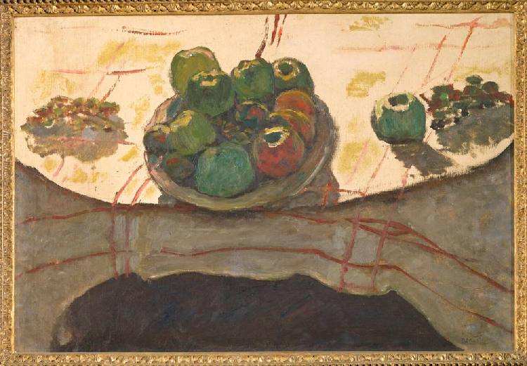 Natur morte; assiete et fruits ou coupe de pèches from Pierre Bonnard