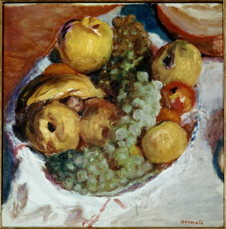 Nature morte, trois grappes de raisin from Pierre Bonnard