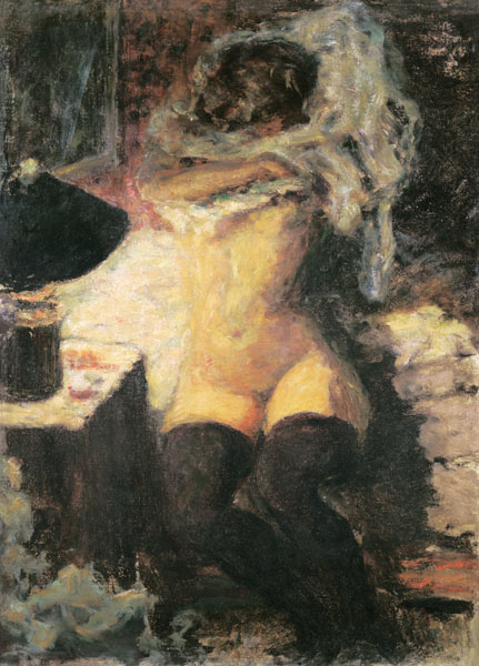 Nude Woman with Black Stockings from Pierre Bonnard
