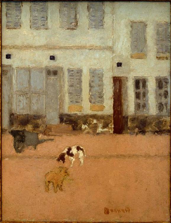 Rue à Eragny-sur-Oise (Les Chiens d'Eragny) from Pierre Bonnard