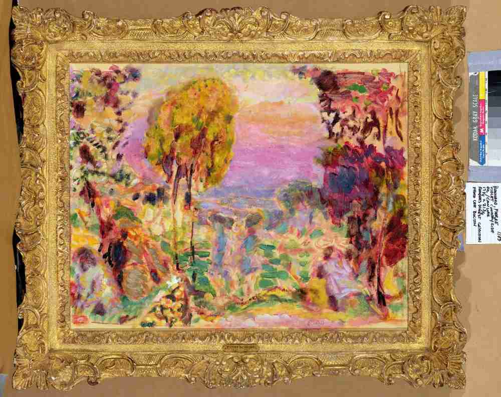 Violet Countryside from Pierre Bonnard