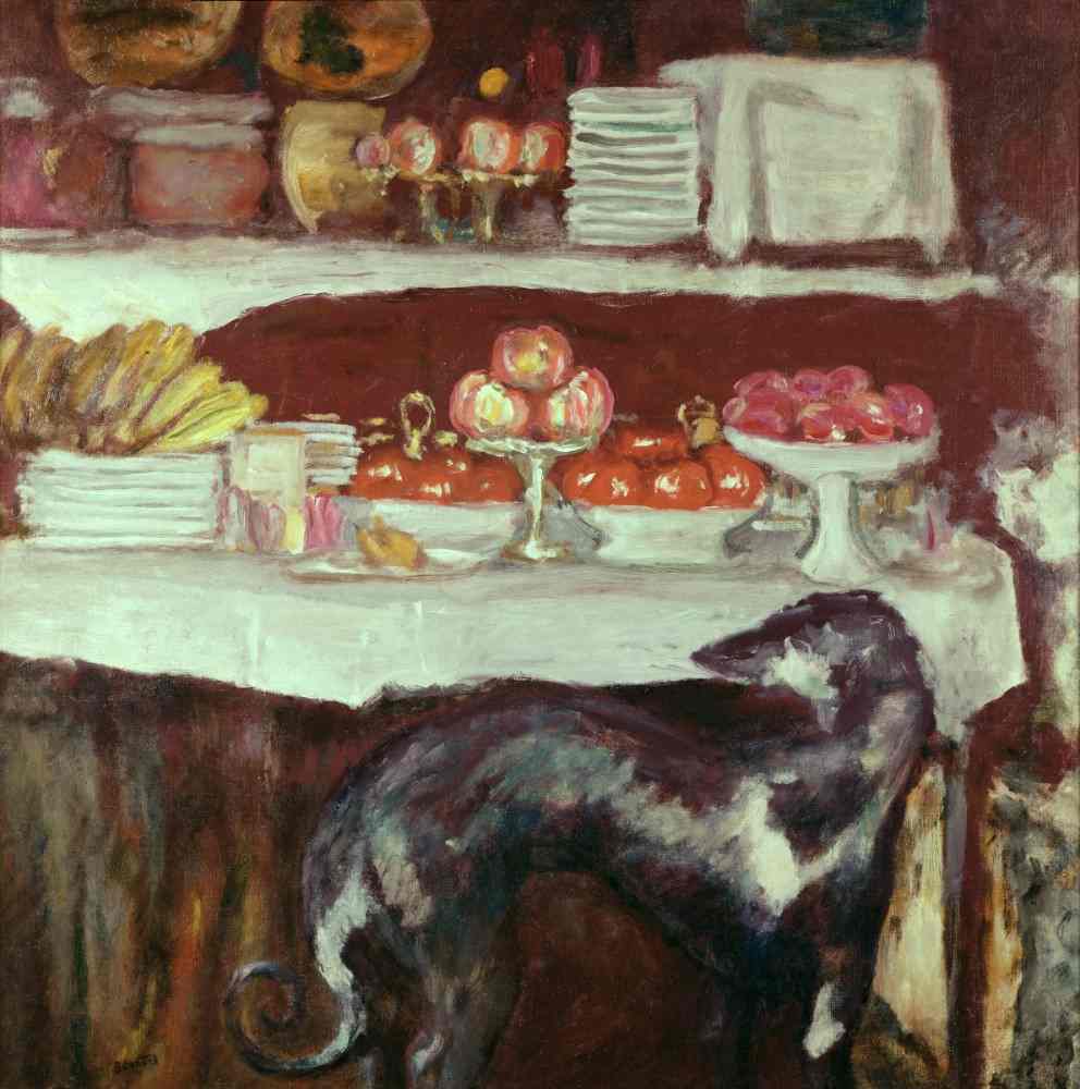 Greyhound and Still Life from Pierre Bonnard