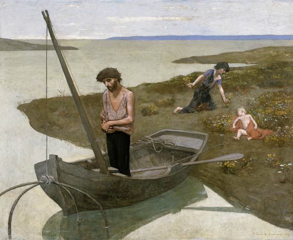 Puvis de Chavannes / The poor fisherman from Pierre-Cécile Puvis de Chavannes