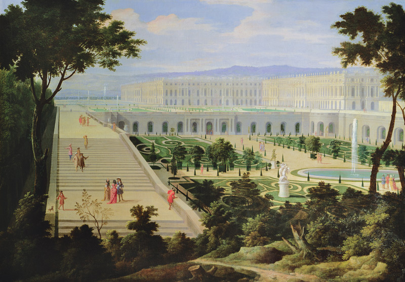 The Orangery at Versailles from Pierre-Denis Martin
