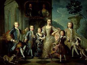 The family of the duke of Valentinois. from Pierre Gobert