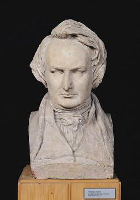 Bust of Victor Hugo (1802-85) aged 35