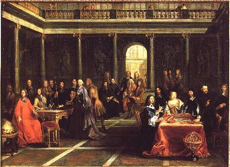 Queen Christina of Sweden (1626-89) and her Court from Pierre-Louis the Younger Dumesnil