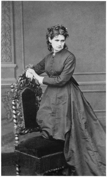 Berthe Morisot, 20th February 1869 (b/w photo)  from Pierre Petit