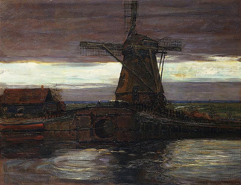 Die Mühle from Piet Mondrian