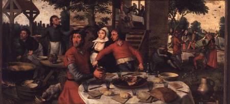 Peasant's Feast from Pieter Aertzen
