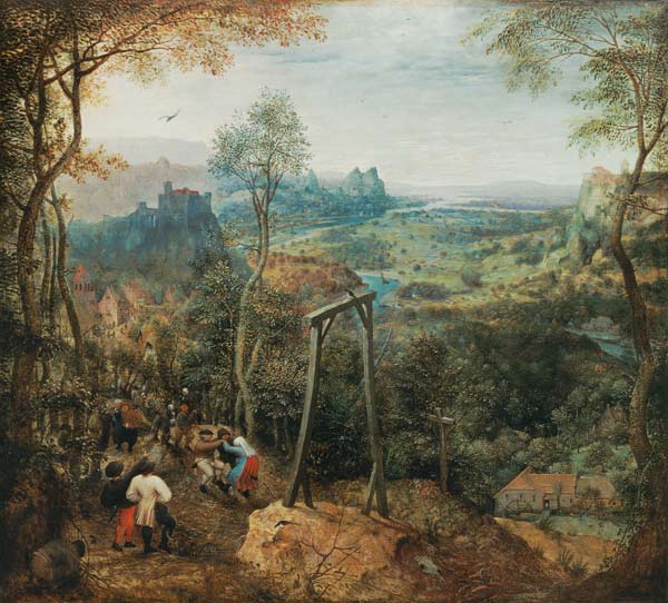 The magpie on the gallows from Pieter Brueghel the Elder